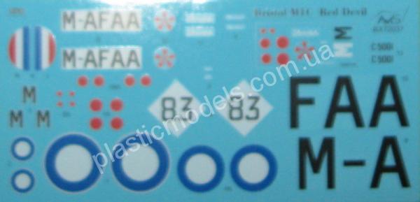 1/72 AVIS 72037 Bristol M.1C Red Devils