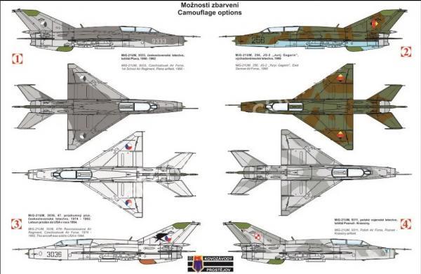 1/72 Kovozavody Prostejov 0108 MiG-21UM „Mongol B“