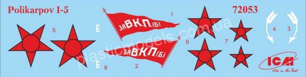 1/72 ICM 72053 И-5 Советский истребитель-биплан