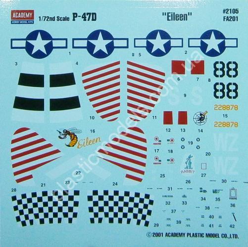 1/72 Academy 12474 P-47D 