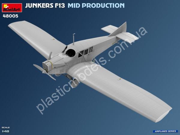 Junkers F13. Mid Prod. German, Polish, Swiss Service 1/48 MiniArt 48005
