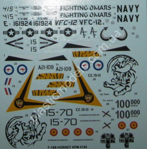 1/72 Kovozavody Prostejov 0164 F-18B Hornet