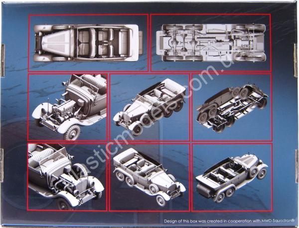 1/24 ICM 24011 Typ G4 (производства 1935г.), Автомобиль германского руководства 2 Мировой Войны