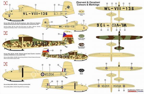 1/48 Kovozavody Prostejov 4813 Grunau Baby IIb