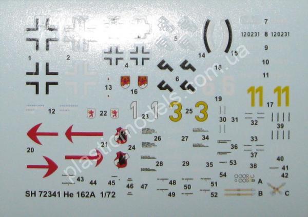 1/72 Special hobby 72341 Heinkel He 162 Spatz
