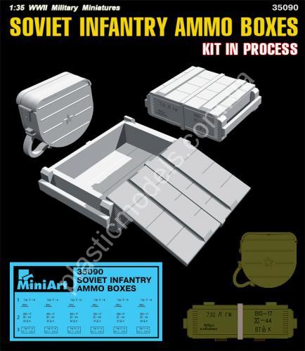1/35 Mini-Art 35090 Soviet Infantry ammo boxes
