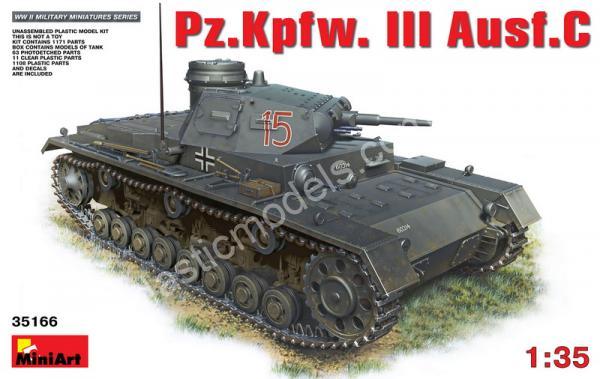 1/35 MiniArt 35166 Немецкий танк Pz.III Ausf. С