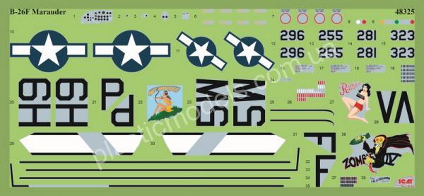 1/48 ICM 48325 B-26F Marauder American Bomber