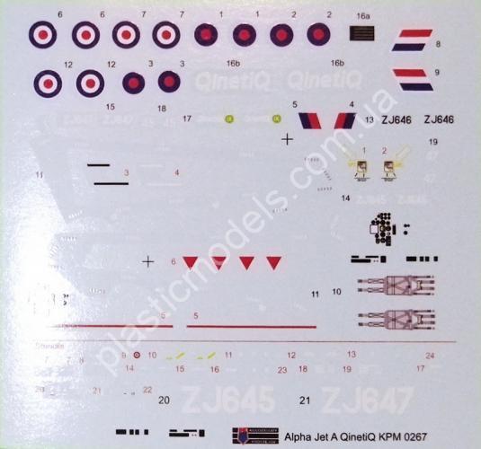 1/72 Kovozavody Prostejov 0267 Alpha Jet A „QinetiQ“