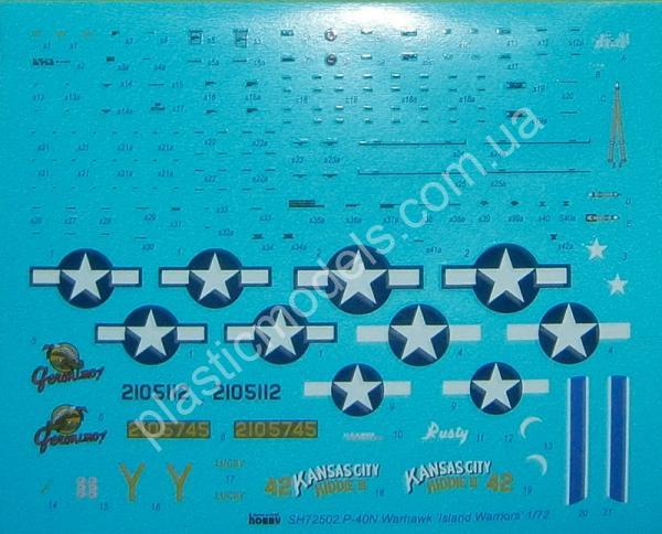 1/72 Special hobby 72502 P-40N Warhawk ‘Island Warriors’