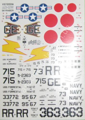 1/72 Skale Wings VS72001a Douglas AD-5W SkyRaider with folded wing (Limited)