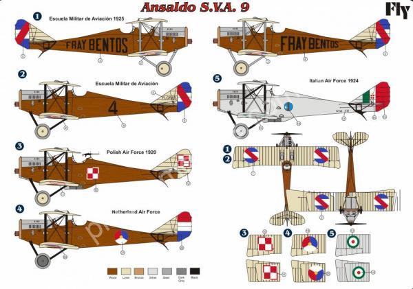 1/48 FLY 48011 Ansaldo S.V.A. 9