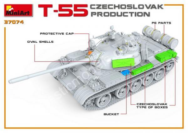 1/35 MiniArt 37074 T-55 Czechoslovak Production