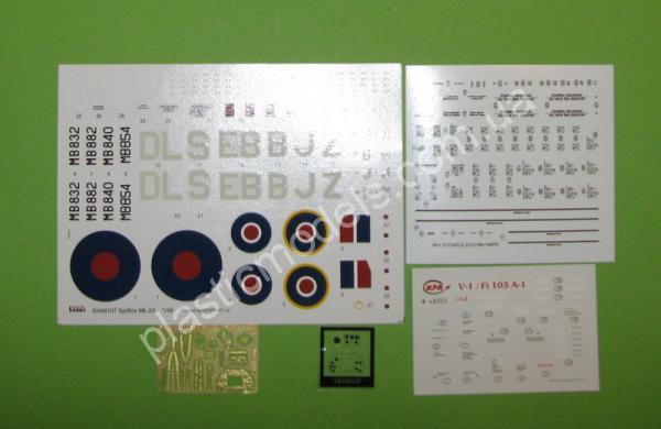 1/48 Special hobby 48192 Spitfire Mk.XII against V-1 Flying Bomb