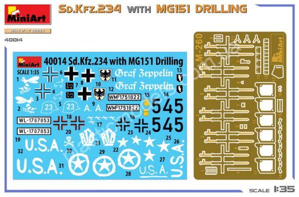 1/35 MiniArt 40014 Sd.Kfz. 234 with MG151 Drilling