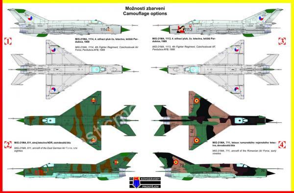 1/72 Kovozavody Prostejov 0097 Mikoyan MiG-21MA Fishbed