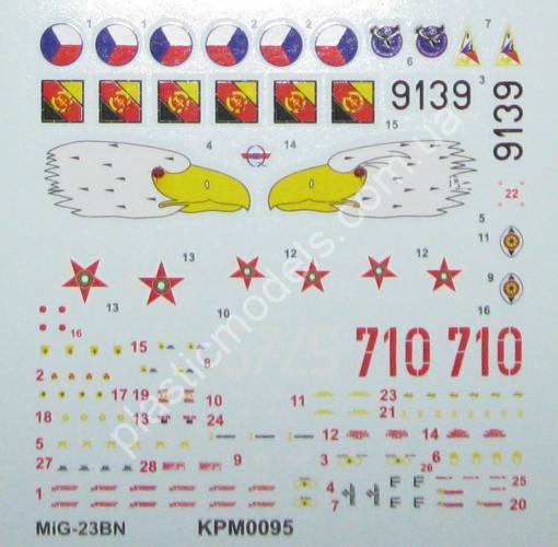 1/72 Kovozavody Prostejov 0095 MiG-23BN Varšavská smlouva
