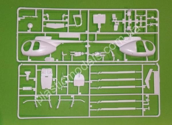 1/48 Academy 12249 Hughes 500 D Police Helicopter
