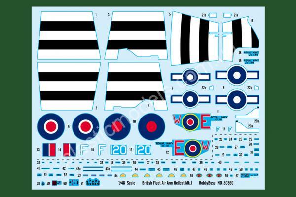 1/48 HobbyBooss 80360 British Fleet Air Arm Hellcat Mk.I