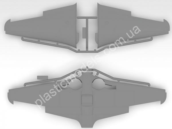 1/32 ICM 32093 Yak-9T with Roland de la Poype figure
