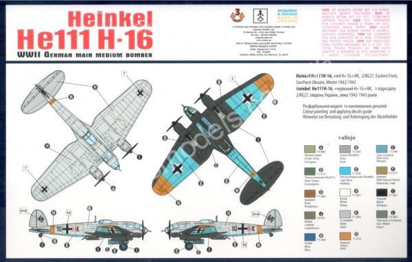 1/144 Roden 344 Heinkel He-111 H-16/H-20