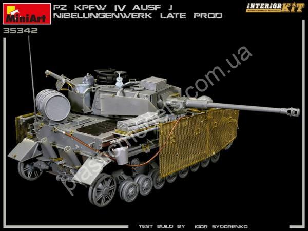 1/35 MiniArt 35342 Pz.Kpfw.IV Ausf. J Nibelungenwerk Late Prod. (Jan – Feb 1945) with interior kit