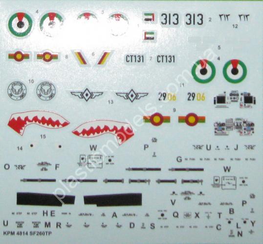 1/48 Kovozavody Prostejov 4814 SIAI Marchetti SF.260TP 