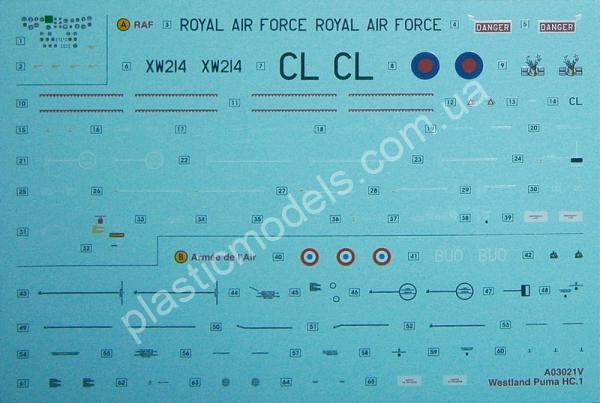 1/72 Airfix A03021V Westland Puma HC.1