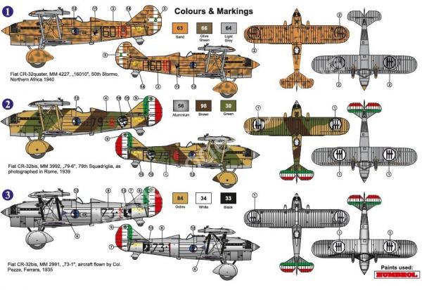 1/72 AZ model 7620 Fiat CR-32 „Chirri“ Italian Service