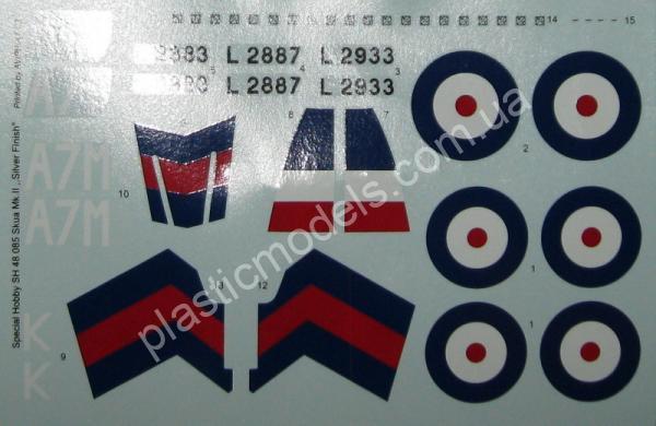 1/48 Special Hobby 48085 Skua Mk.II Silver finish