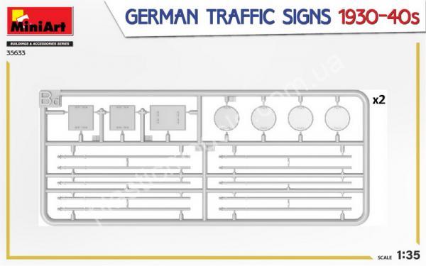 German traffic signs 1930-40's 1/35 MiniArt 35633