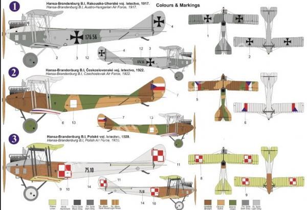 1/72 AZ model 7830 Hansa Brandenburg B.I