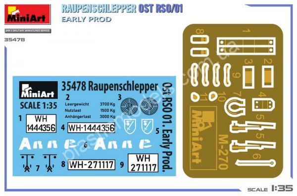 1/35 MiniArt 35478 Raupenschlepper Ost RSO/01 Early Prod.