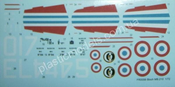 1/72 Frrom Azur 0056 Bloch 210 ‘Late’