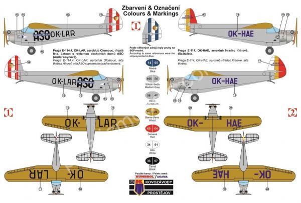 1/72 Kovozavody Prostejov 0093 Praga E-144B Air Baby