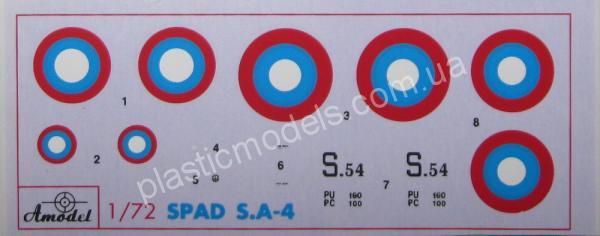 1/72 A-model 7261 Spad S.A.4