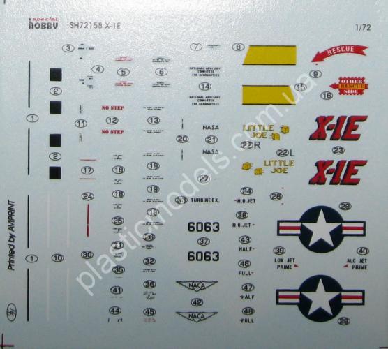 1/72 Special hobby 72158 Bell X-1E 'Last model'