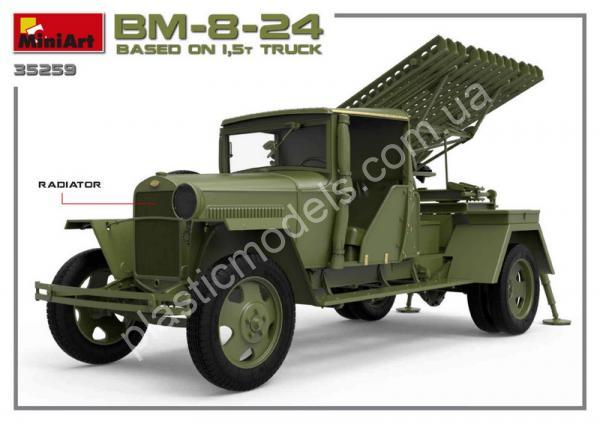 1/35 MiniArt 35259 Soviet Rocket Launcher BM-8-24 based on 1,5t Truck