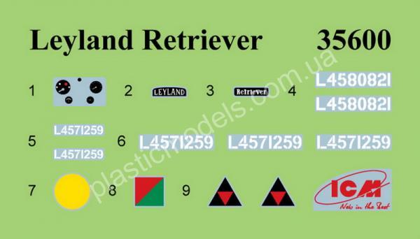 1/35 ICM 35600 Leyland Retriever General Service WWII British Truck