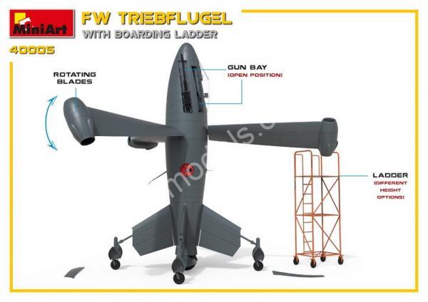 1/35 MiniArt 40005 FW Triebflügel with Boarding Ladder