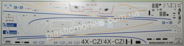 1/72 A-model 72363 Bombardier Challenger CL-600