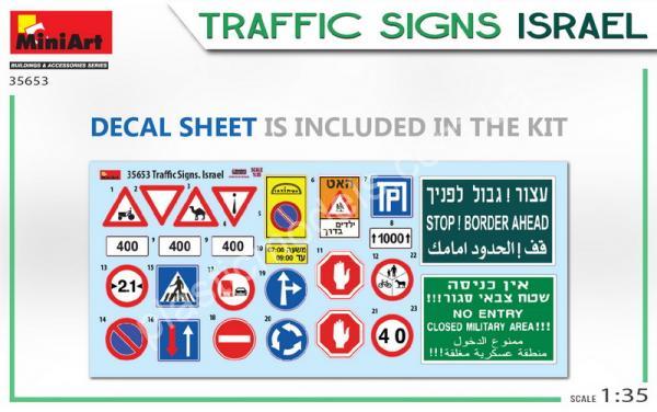 Traffic Signs Israel 1/35 MiniArt 35653