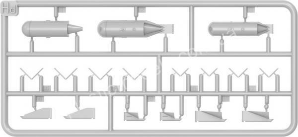 German WWII Fuel Drop Tanks and Bombs 1/48 MiniArt 49021