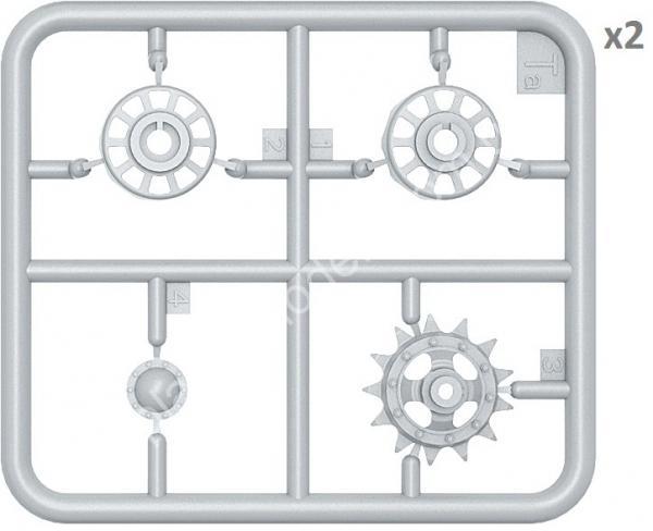 1/35 MiniArt 37056 T-54/T-55(Early) Wheels Set