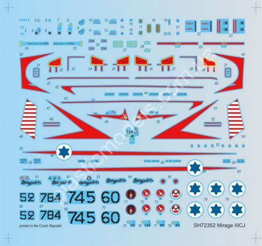 1/72 Special hobby 72352 Mirage IIICJ