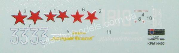 1/144 KPM 14403 Lavockin La-5F