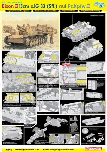1/35 Dragon 6440 Bison II 15cm s.IG 33 (Sfl.) auf Pz.Kpfw.II