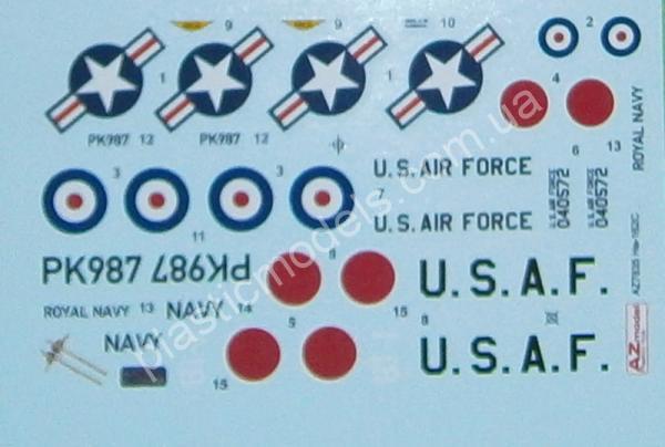 1/72 AZ model 7835 He 162C „Salamander“ In foreign services