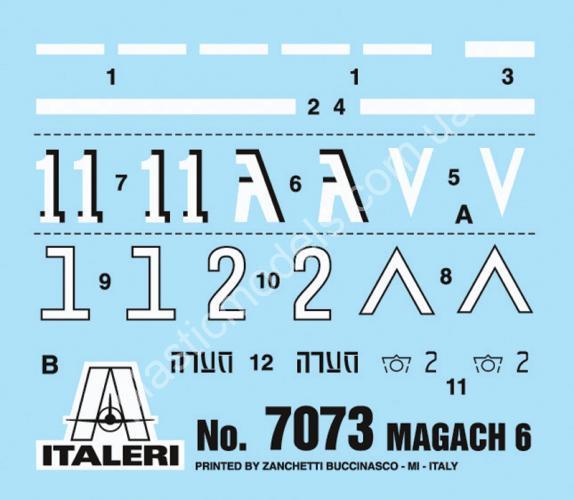 1/72 Italeri 7073 Magach 6