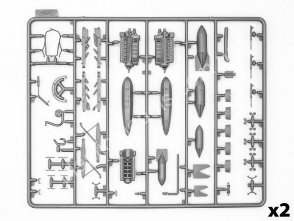 1/48 ICM 48230 Ju-88A-8 Paravane German aircraft